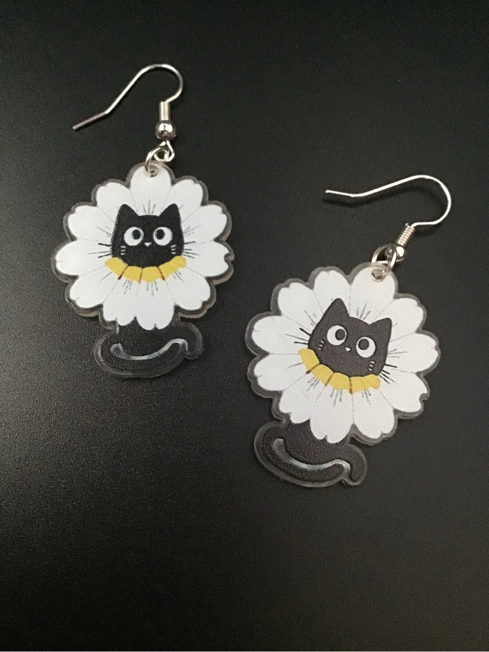 Flower Cats 7 Earrings